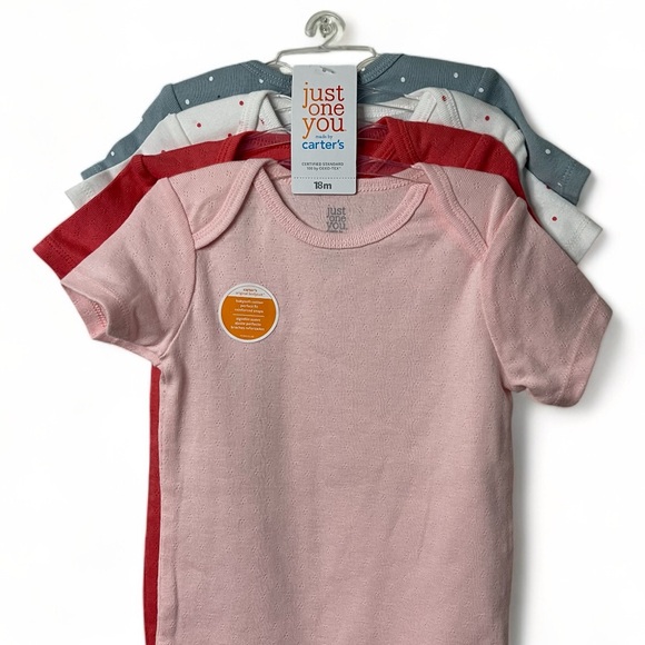 Carter's Just One You® Baby Girls' 4pk Basics Bodysuit | New - Picture 3 of 9